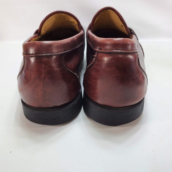 Allen Edmonds Enfield Penny Loafer Mens 11.5 E Burgundy Leather USA Dress Shoes main image 6